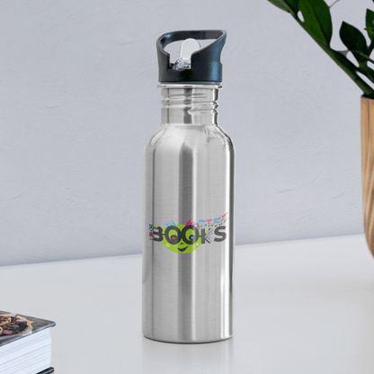 Bodobooks Trinkflasche - silver