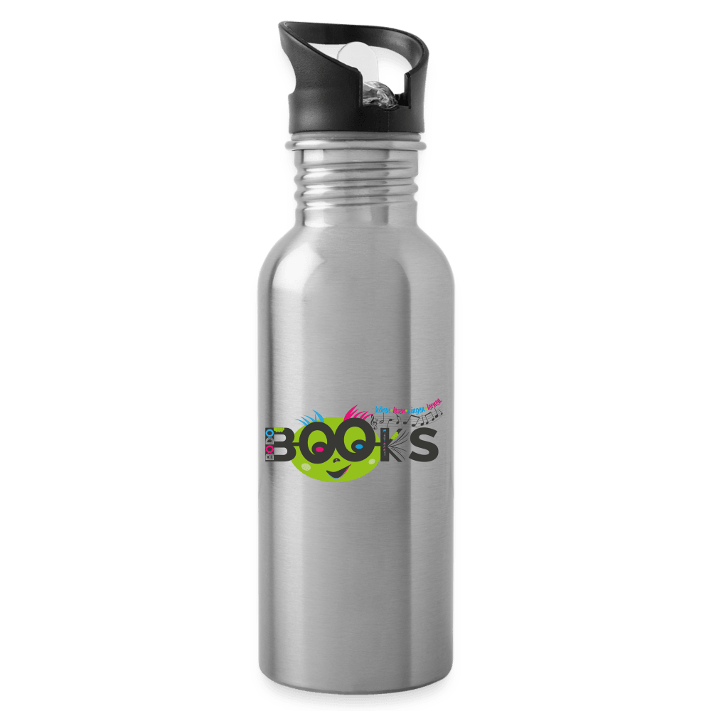 Bodobooks Trinkflasche - silver